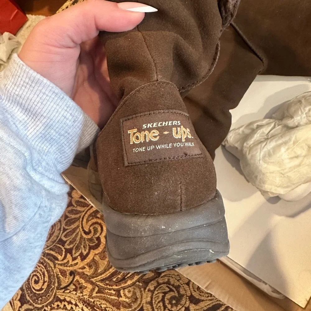 Skechers Brown Tone-Ups Boots